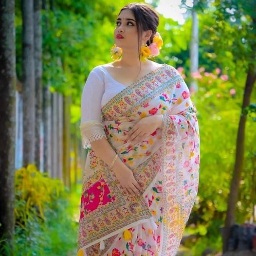 Half Silk Sharee  With Blouse 160